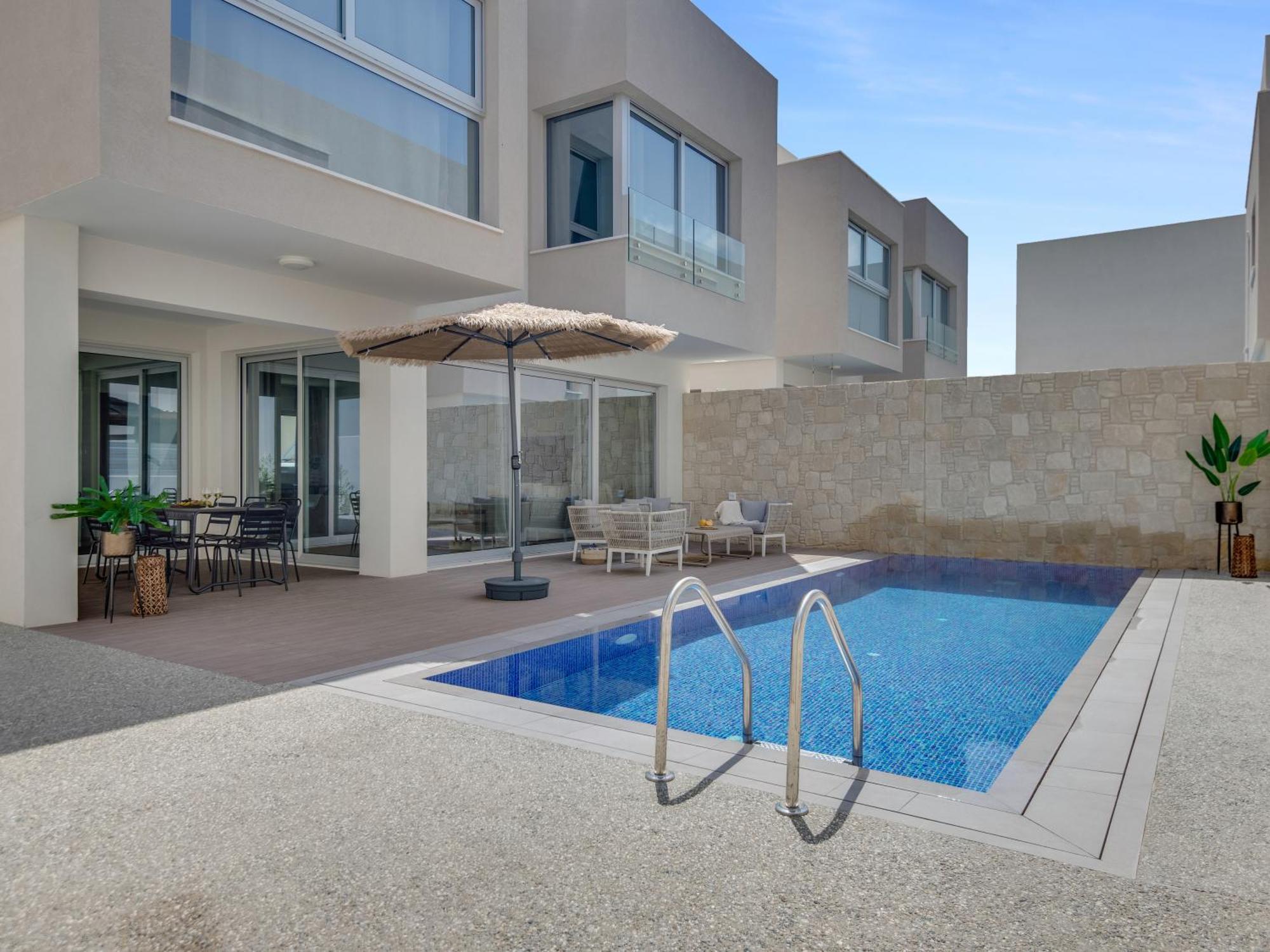 Sanders Mythical Blue Villas Paralimni Exterior foto
